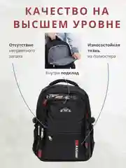 Красный рюкзак школьный для девочки и для мальчика