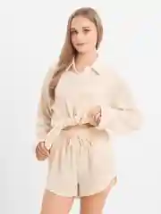 Костюм женский двойка (рубашка + шорты)