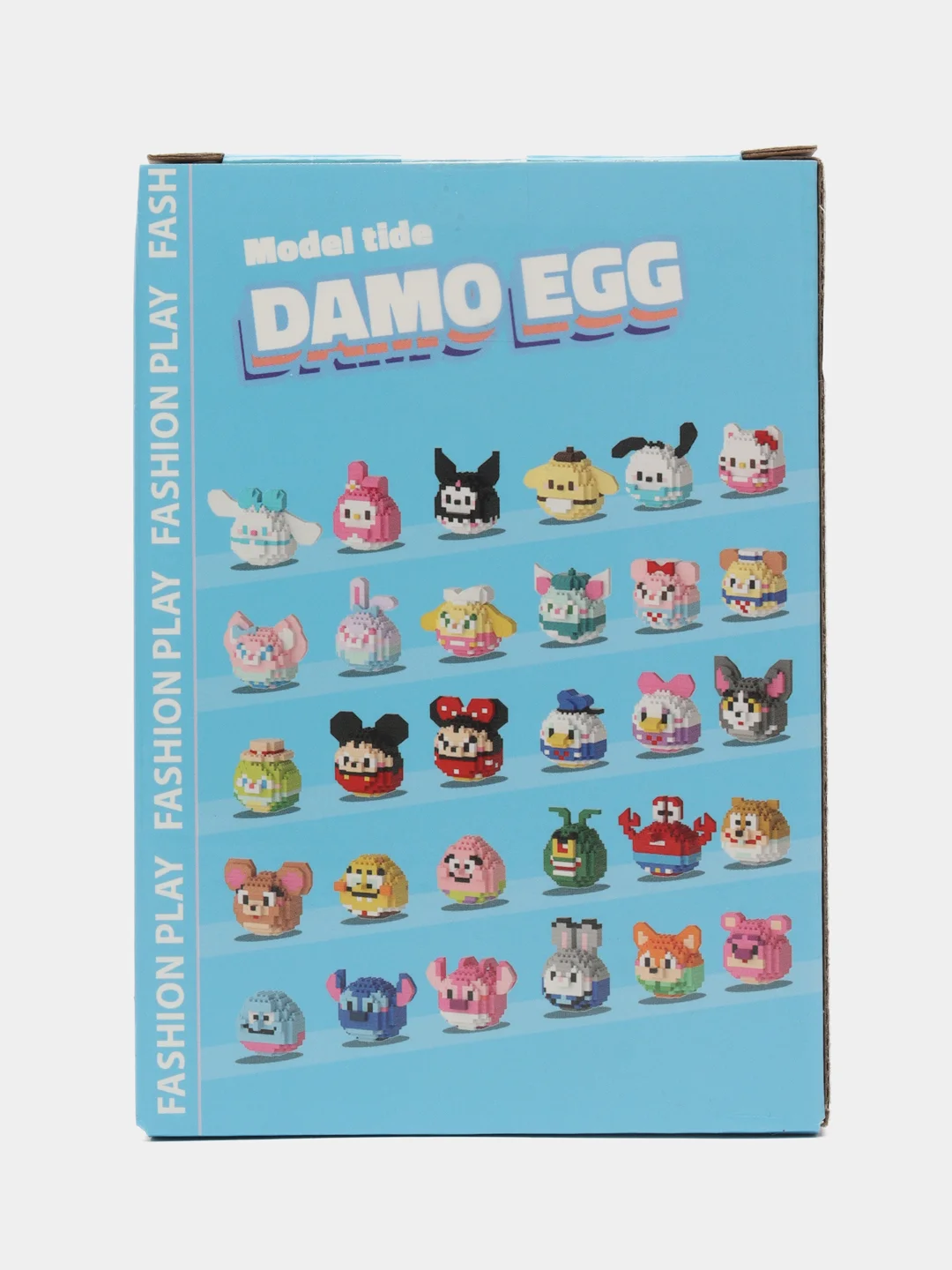 Розовый детский 3D конструктор, игрушка развивающая
