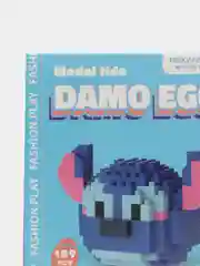 Розовый детский 3D конструктор, игрушка развивающая