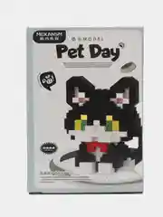 Розовый детский 3D конструктор, игрушка развивающая