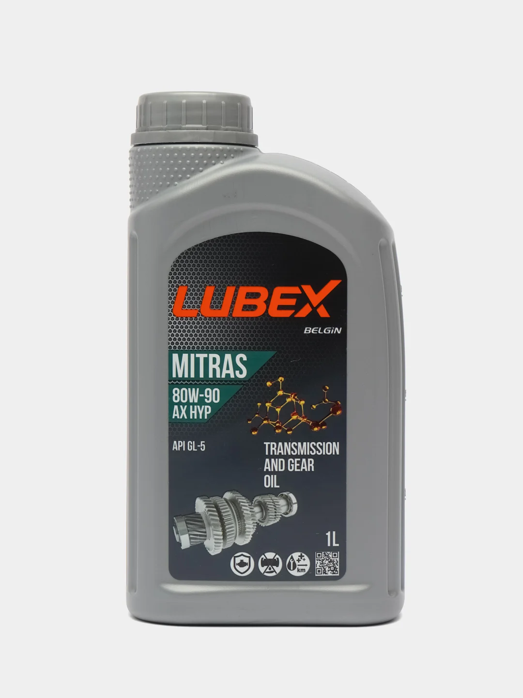 Трансмиссионное масло LUBEX MITRAS AX HYP 80W90 1л