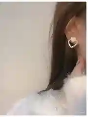 Серебряный серьги сердечки