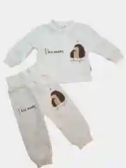Белый костюм для новорожденных, теплый