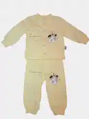 Желтый костюм для новорожденных, теплый