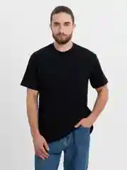 Черный футболка OVERSIZE унисекс однотонная из 100% хлопка
