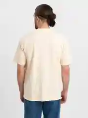 Бежевый футболка OVERSIZE унисекс однотонная из 100% хлопка