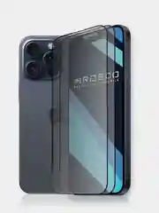 Белый 1-2 шт стекло для iPhone 15 Pro Max защитное ROSCO олеофобное покрытие, матовое, антишпион
