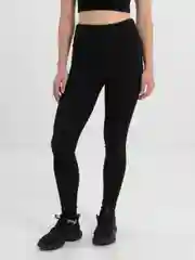 Черный лосины женские спортивные рифленые, антицеллюлитные