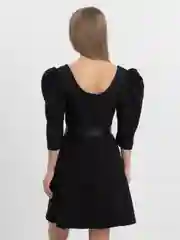 Черный платье женское двойка: топ и платье