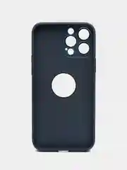 Темно-синий чехол на iPhone 12/13/14/15/Pro/Max/Plus c Magsafe