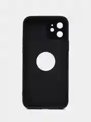Черный чехол на iPhone 12/13/14/15/Pro/Max/Plus c Magsafe