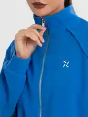 Синий костюм спортивный, прогулочный женский: толстовка и штаны