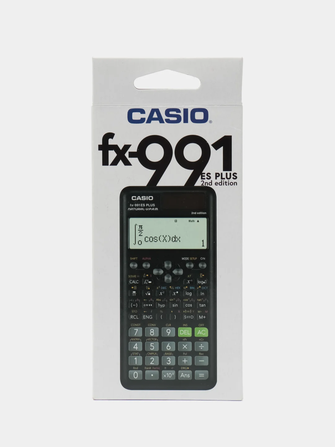 Калькулятор Casio Fx-991es Plus-2, инженерный непрограммируемый для ЕГЭ, 417 функций