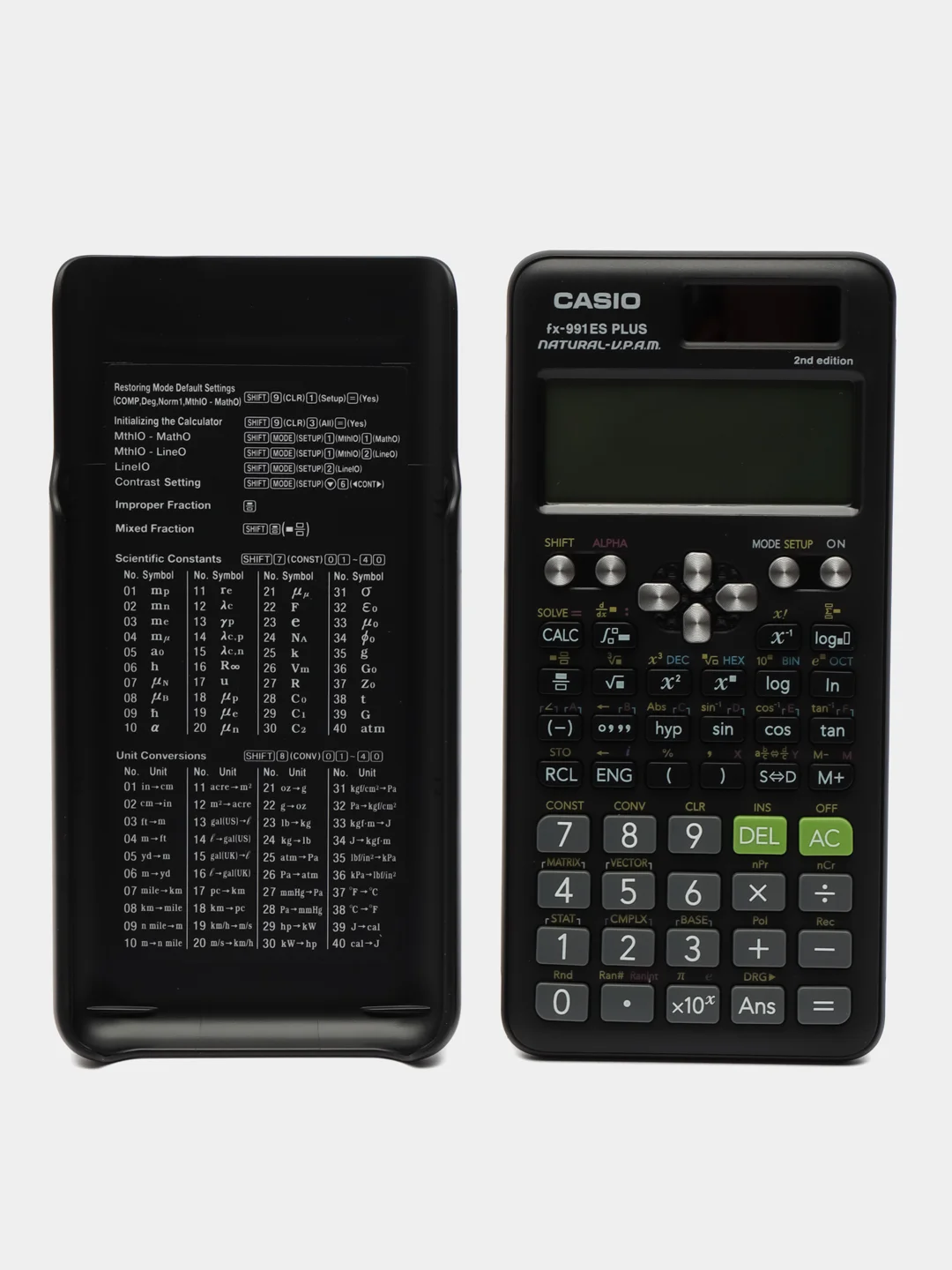 Калькулятор Casio Fx-991es Plus-2, инженерный непрограммируемый для ЕГЭ, 417 функций