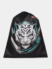 Мешок для обуви Пифагор White tiger, сумка для сменки в школу, чехол 1 отделение