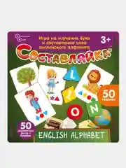 Детская деревянная игра Нескучные игры "Составляйка" 25 двусторонних карточек