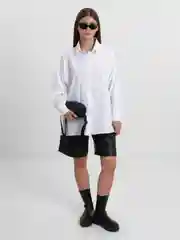 Рубашка женская белая классическая