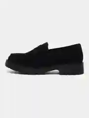 Угольный лоферы женские