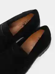 Угольный лоферы женские