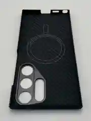 Чехол карбон для Samsung Galaxy S24 Ultra, Настоящий Кевлар, MagSafe