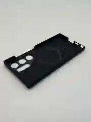 Чехол карбон для Samsung Galaxy S24 Ultra, Настоящий Кевлар, MagSafe