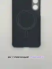 Чехол карбон для Samsung Galaxy S24 Plus, Настоящий Кевлар, MagSafe