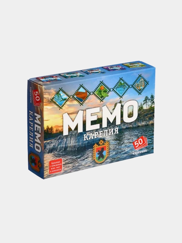 Мемо Нескучные игры "Карелия", 50 карточек