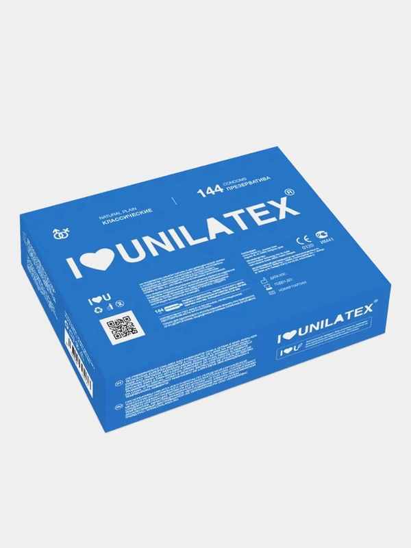 Презервативы UNILATEX Natural Plain, 144 штуки