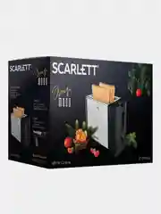 Тостер SCARLETT SC-TM11026, стальной корпус, черный, 650 Вт