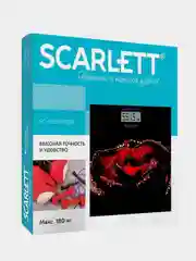 Весы напольные SCARLETT SC-BS33E028, стекло, рисунок, 180 кг