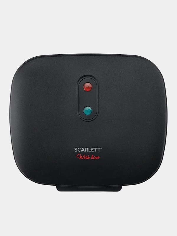 Электрический гриль SCARLETT SC-EG350M08, черный, 1000 Вт, 26х16 см