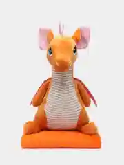 Игрушка мягкая  (дракоша )+плед,Ткань  пледа -флис,Размер пледа- 110/160
