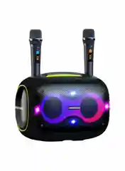 Портативная Bluetooth колонка HOPESTAR Party Box c двумя микрофонами и RGB подсветкой