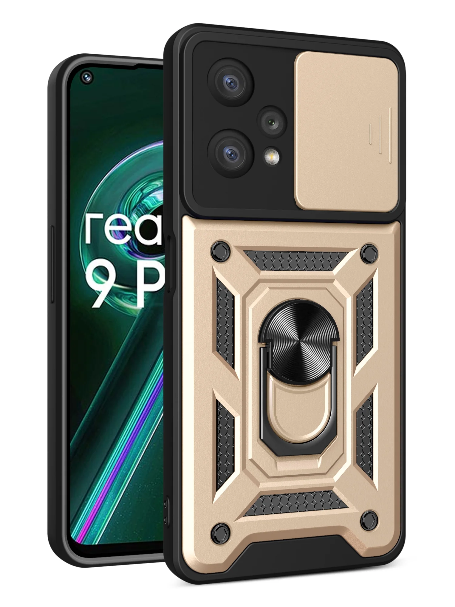 Черный чехол противоударный armors для Realme 9 Pro и Realme 9 5G / Реалми 9 Про и Реалми 9 5G