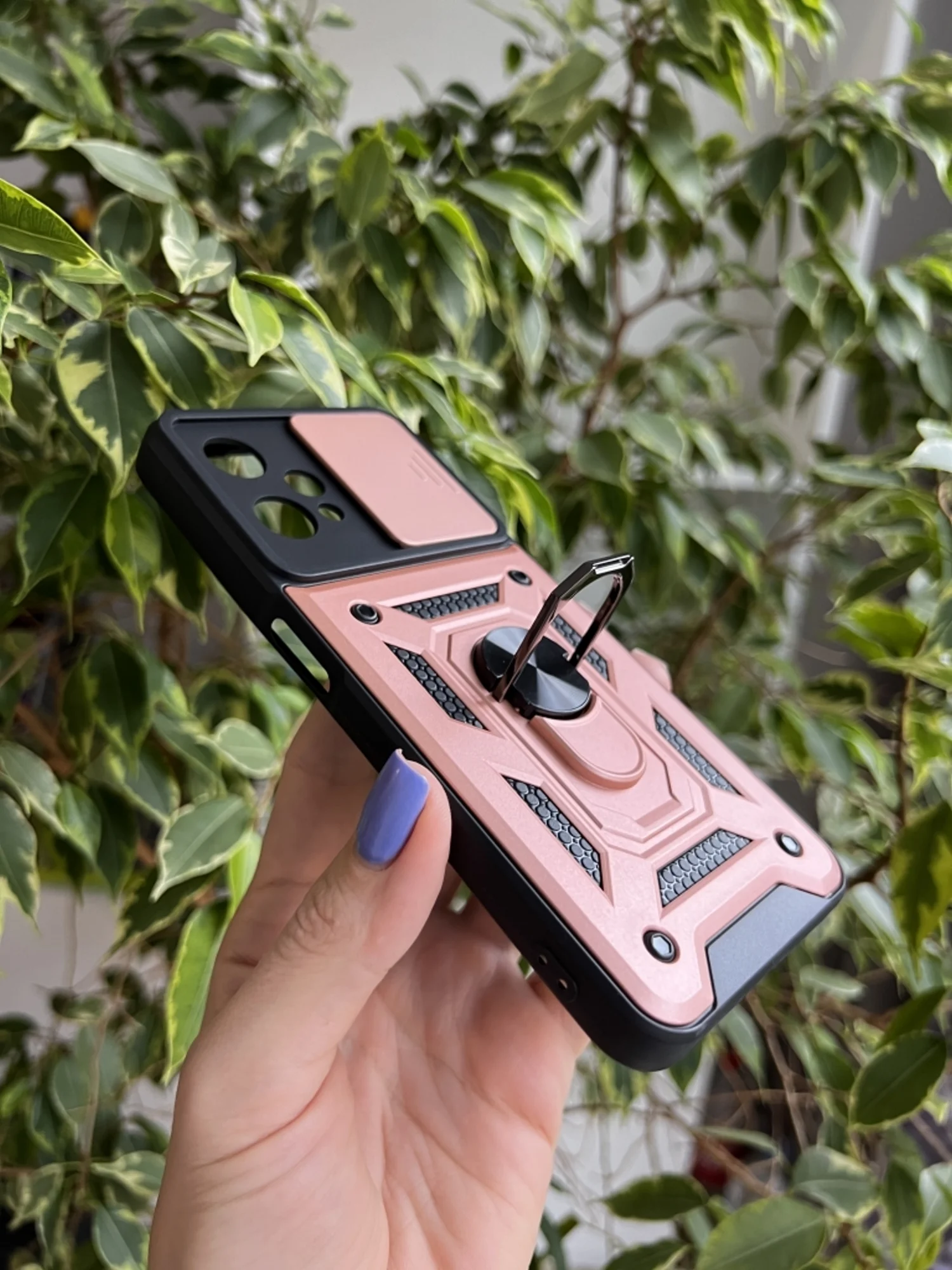 Розовый чехол противоударный armors для Realme 9 Pro и Realme 9 5G / Реалми 9 Про и Реалми 9 5G