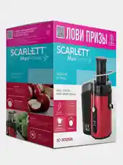 Соковыжималка центрифужная SCARLETT SC-JE50S26, красный/черный, 1500 Вт