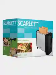 Тостер Scarlett SC-TM11012, черный/серебристый, 650 Вт