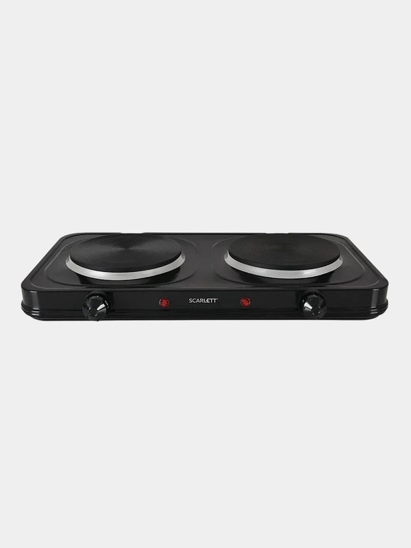 Электрическая плитка SCARLETT SC-HP700S32, 2 конфорки, черный, 2000 Вт