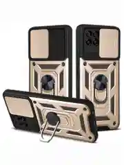 Серебряный чехол противоударный armors для Realme 8i и Narzo 50 4G / Реалми 8i и Нарзо 50 4G