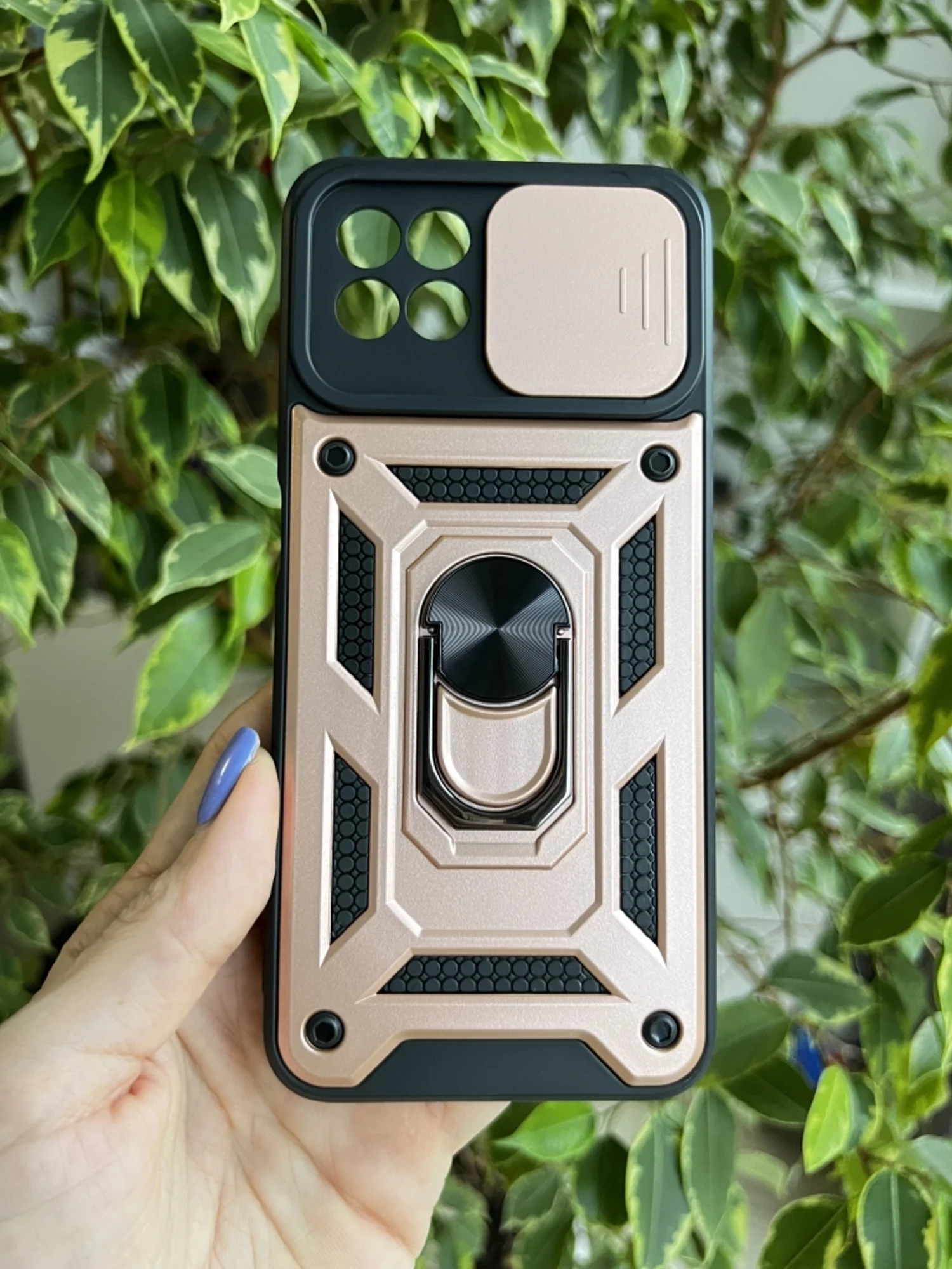 Розовый чехол противоударный armors для Realme 8i и Narzo 50 4G / Реалми 8i и Нарзо 50 4G