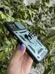 Зеленый чехол противоударный armors для Realme 8i и Narzo 50 4G / Реалми 8i и Нарзо 50 4G
