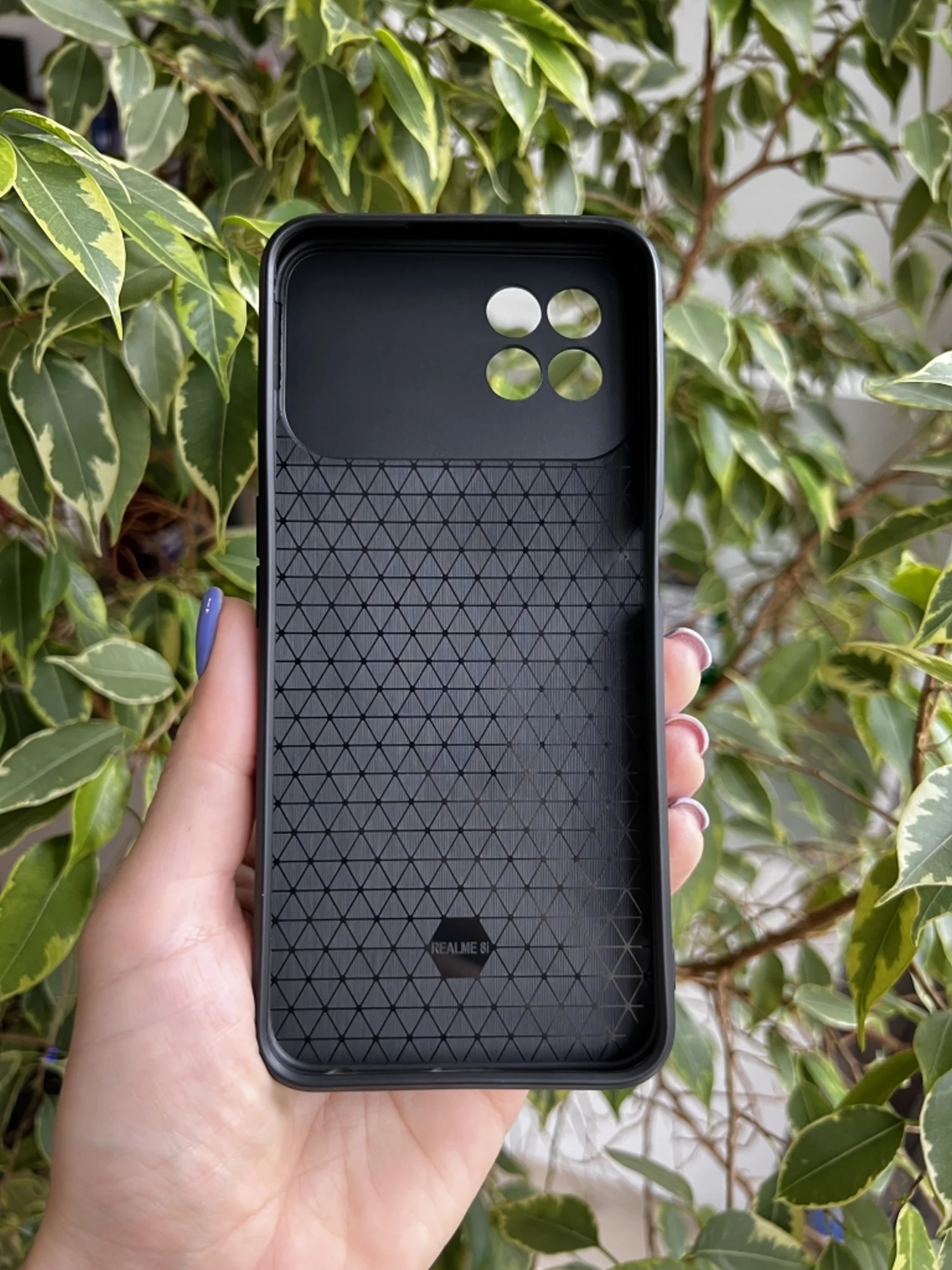 Зеленый чехол противоударный armors для Realme 8i и Narzo 50 4G / Реалми 8i и Нарзо 50 4G