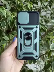 Зеленый чехол противоударный armors для Realme 8i и Narzo 50 4G / Реалми 8i и Нарзо 50 4G