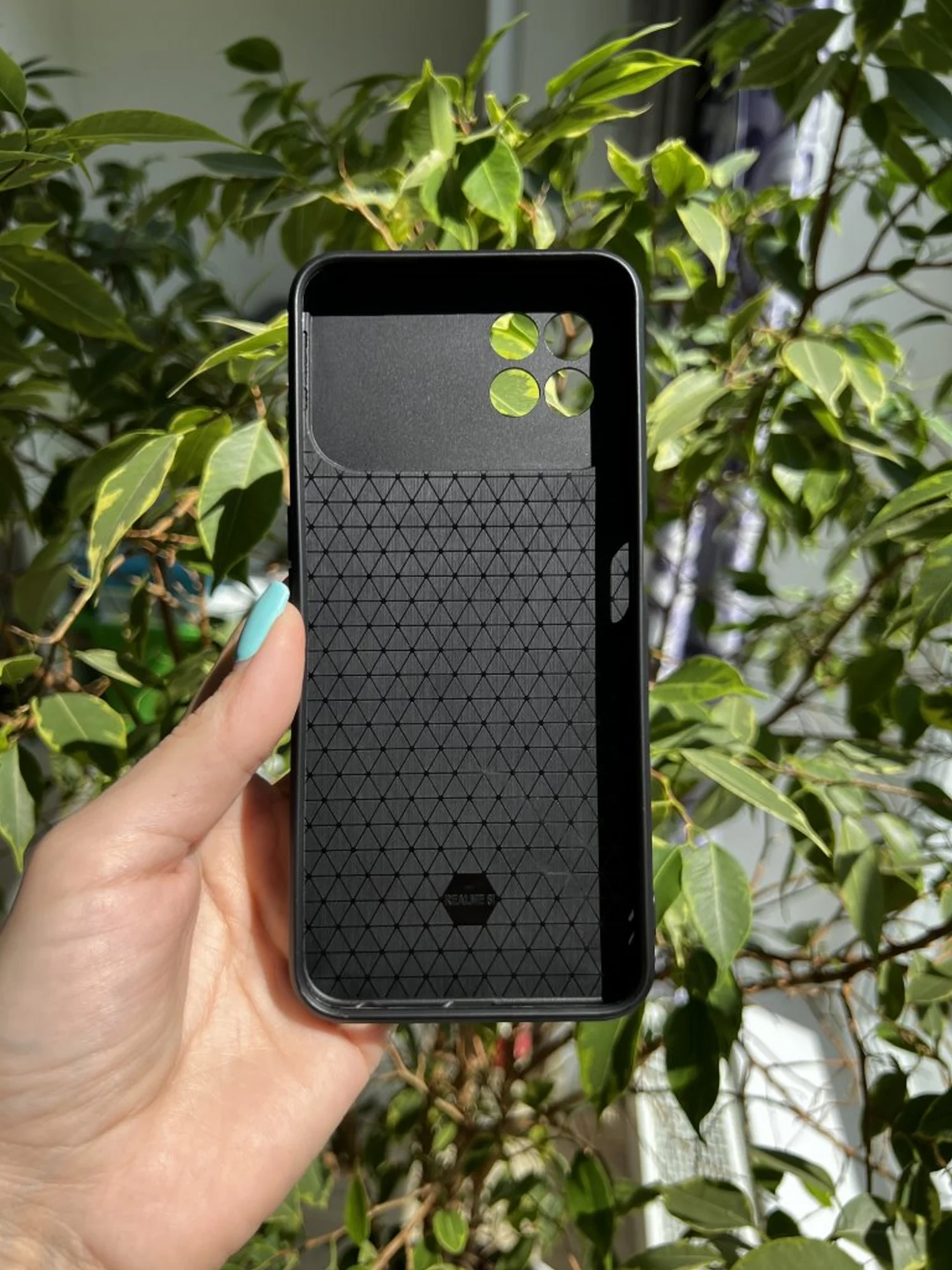 Темно-синий чехол противоударный armors для Realme 8i и Narzo 50 4G / Реалми 8i и Нарзо 50 4G