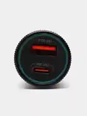 Автомобильное зарядное устройство TRANYOO USB + TYPE-C, поддержка быстрой зарядки, металл