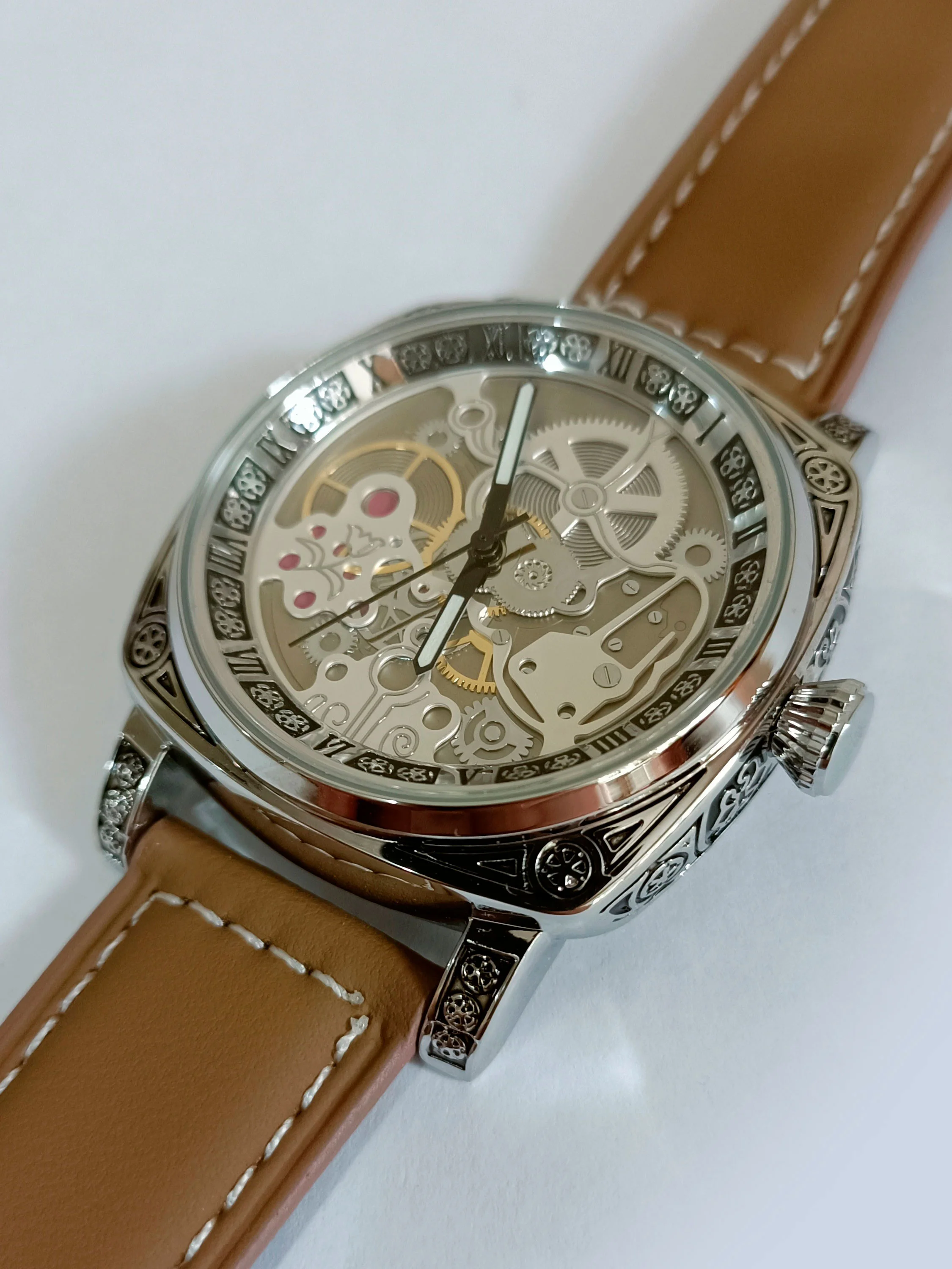 Часы наручные мужские PRECIOUS DUKE 8058, водостойкие