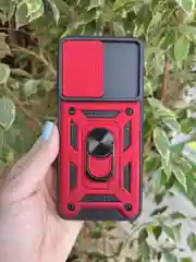 Красный чехол противоударный armors для Realme 10 4G / Реалми 10 4G с защитой камеры