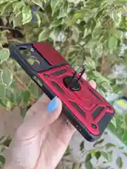 Красный чехол противоударный armors для Realme 10 4G / Реалми 10 4G с защитой камеры