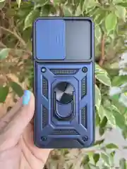 Серебряный чехол противоударный armors для Realme 10 4G / Реалми 10 4G с защитой камеры